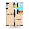 リビングＩ 1LDKの間取り