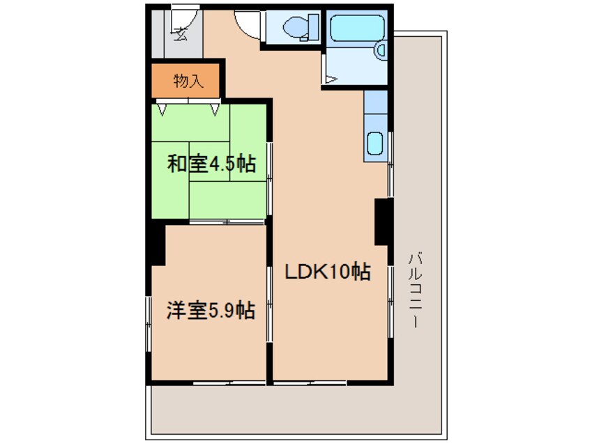 間取図 ヴィラ本山