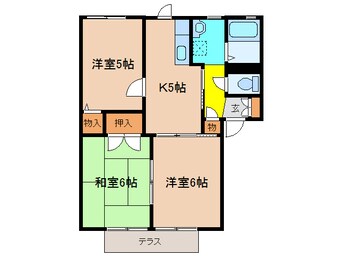 間取図 ディアス甲栄台Ａ棟