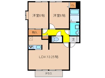 間取図 トゥール・モンドＡ棟