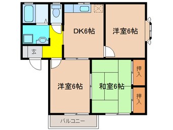 間取図 ルシェール藤原台Ｃ棟