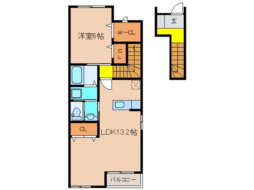 間取図 エスペランサ壱番館