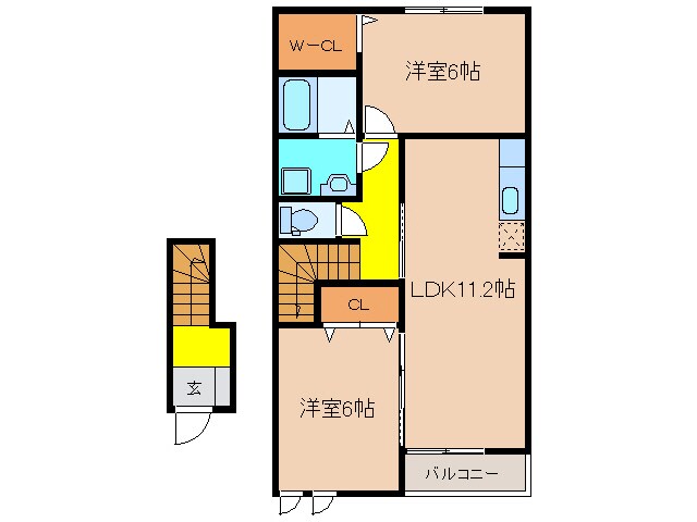 間取り図 ブリッサ・バレンシア