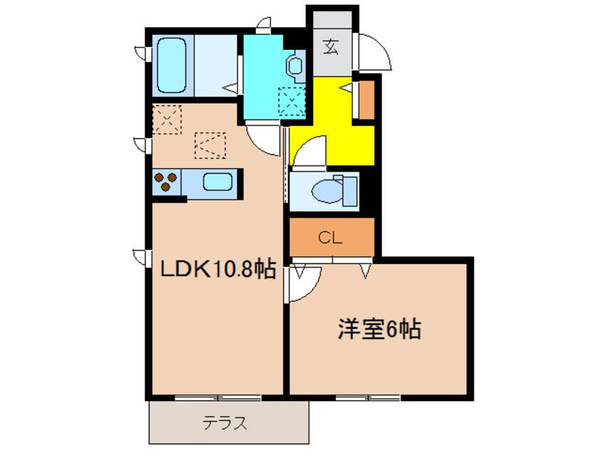 間取図 メゾンヴィラーチェ