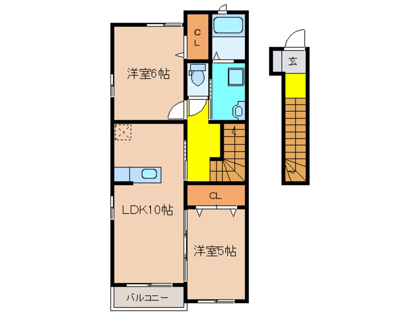 間取図 サンハイツ北六甲弐番館
