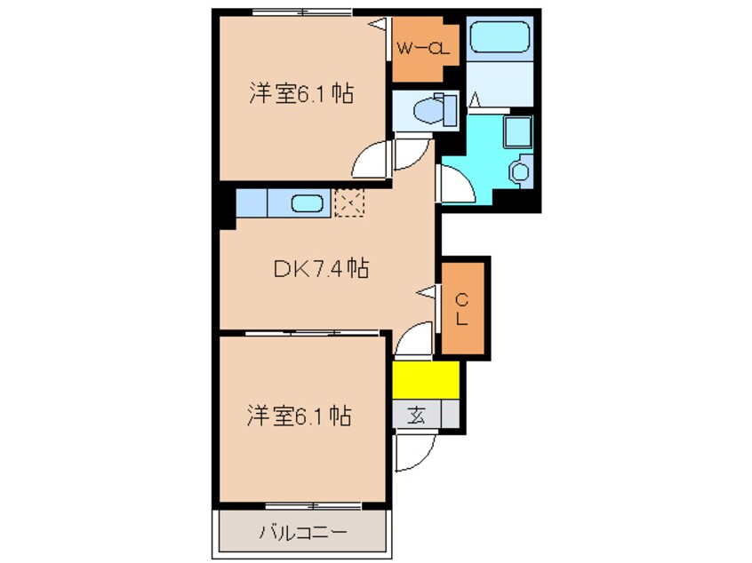 間取図 レジデンス藤原台