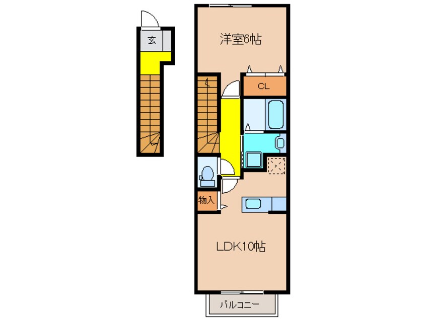間取図 サンハイツ北六甲参番館