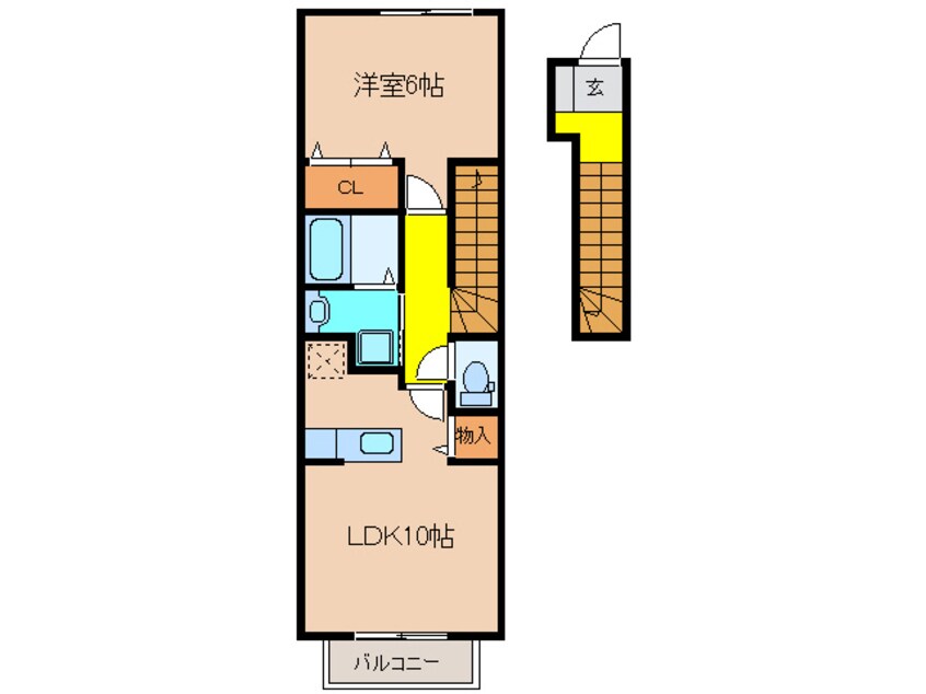 間取図 サンハイツ北六甲参番館