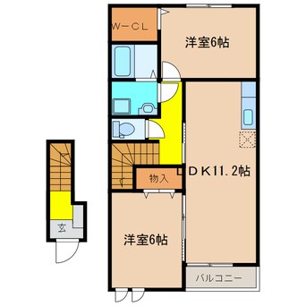 間取図 カーサ・フェリーチェⅢ