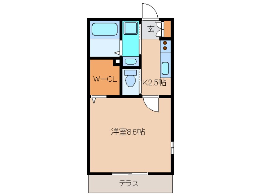 間取図 ル・コンフォール