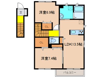 間取図 リアンＡ棟