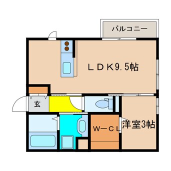 間取図 メゾン・クラージュ