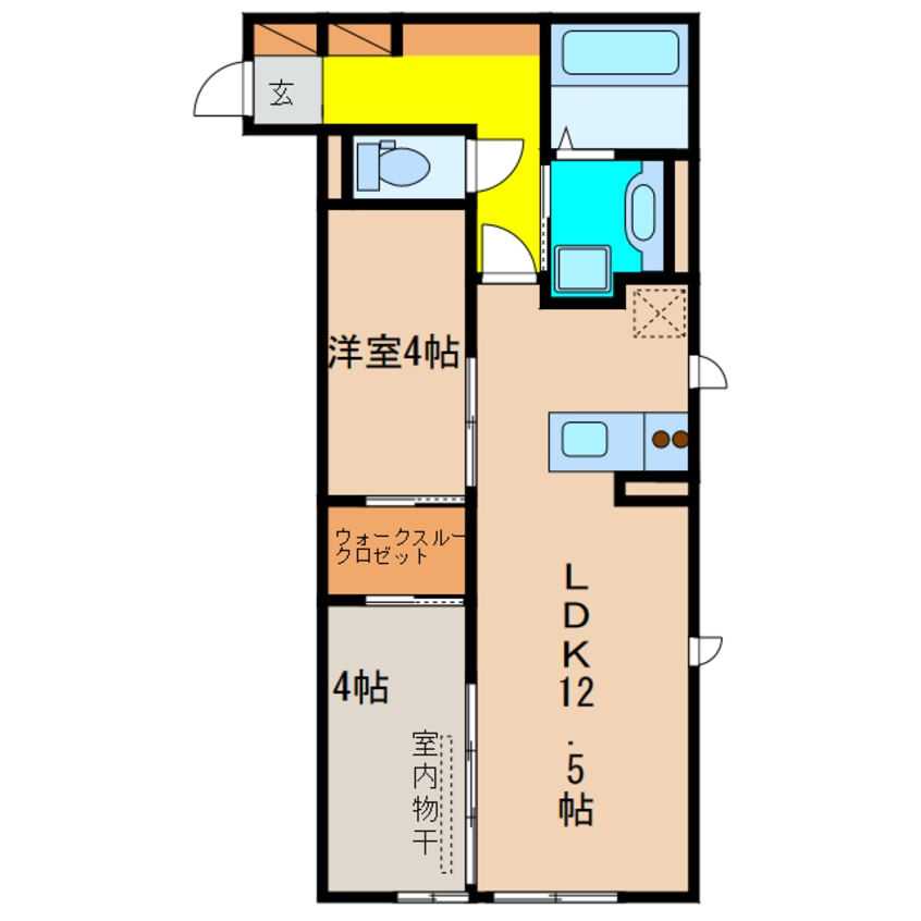 間取図 ヱビスアパートメント