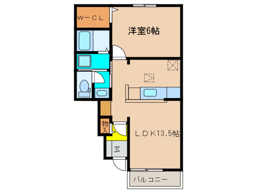 間取図 クレアンジュ