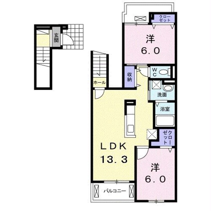 間取図 ヴォワ・ラクテ