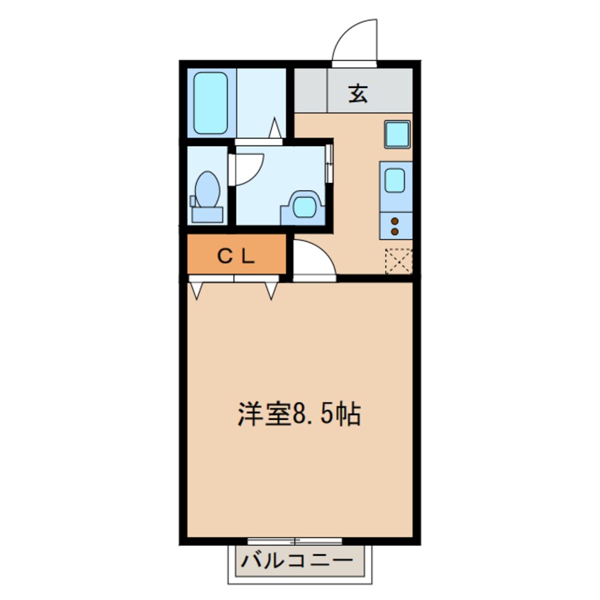 間取図 セジュール春日