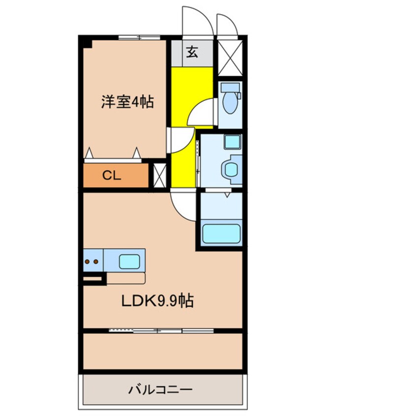 間取図 ウェスト　クリークⅡ