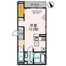 ラポール三輪 1Rの間取り