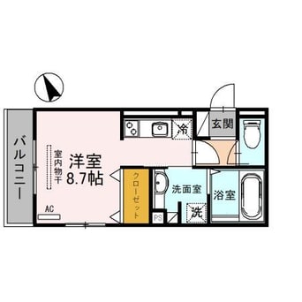 間取図 ラポール三輪