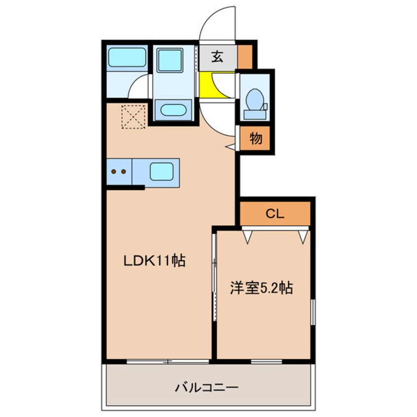 間取図 ビオ八多町