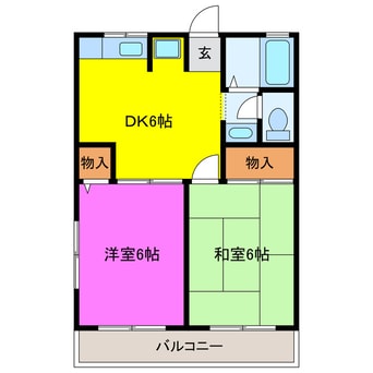 間取図 シェモアＣ