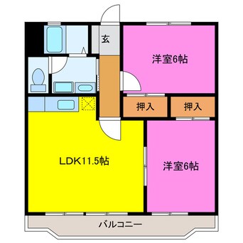 間取図 マリークレウェン