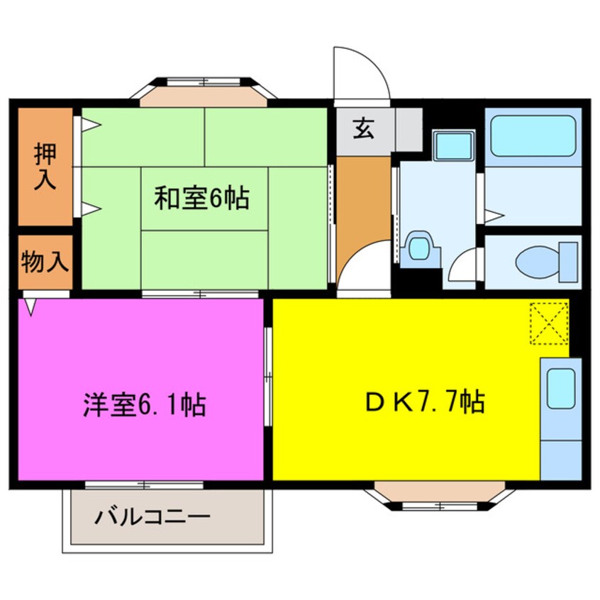 間取図 プラトⅢ