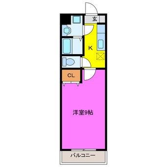 間取図 カウベルⅤ