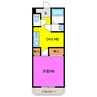 ライフ第７マンション豊田町 1DKの間取り