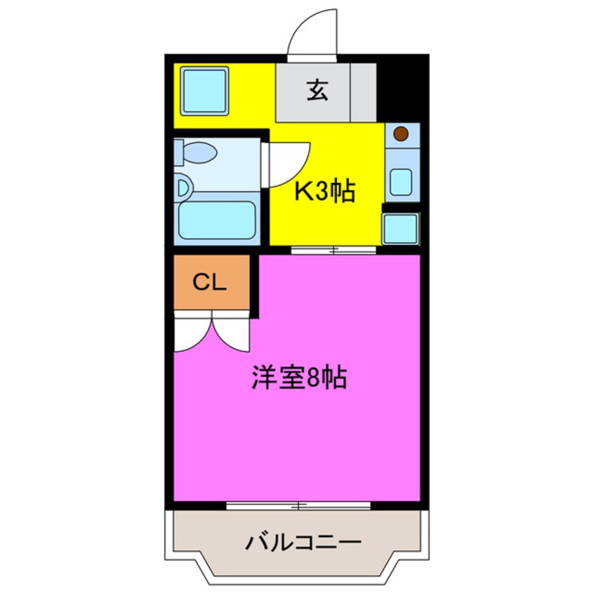 間取図 フラットサンパティーク