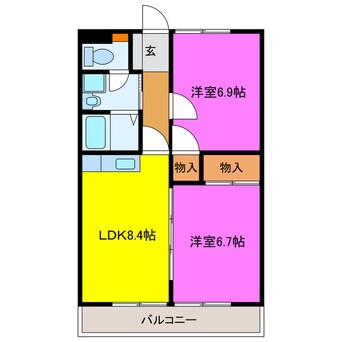 間取図 マンションマスカット