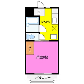 間取図 ハイツ赤とんぼ