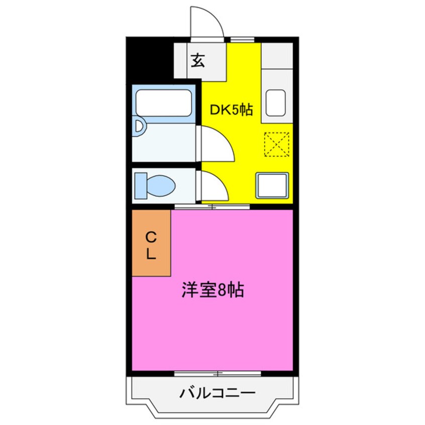 間取図 ハイツ赤とんぼ