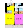 サイレント 1LDKの間取り