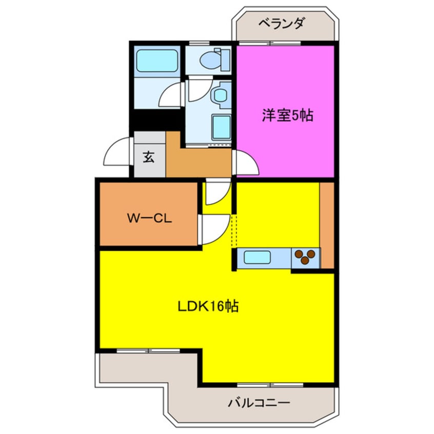 間取図 オークヒルズ天竜