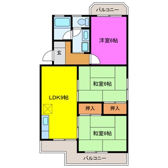 間取図 マンションラフィーネ