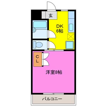 間取図 マンションリーフⅠ