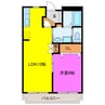 シャトレ壱番館 1LDKの間取り