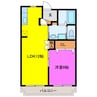 シャトレ壱番館 1LDKの間取り