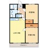 Rinascente 2LDKの間取り