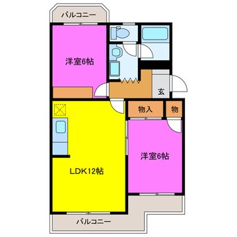 間取図 サントピアⅡ