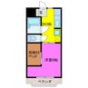 グローリアルＳ 1DKの間取り