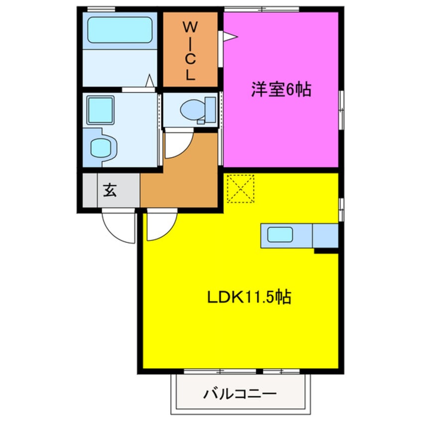間取図 プロフォンドＡ