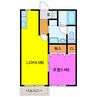 リヴェラーレ 1LDKの間取り