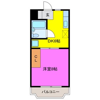 間取図 カトレアⅡ