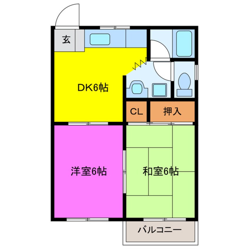 間取図 ヴィル　フラッツ