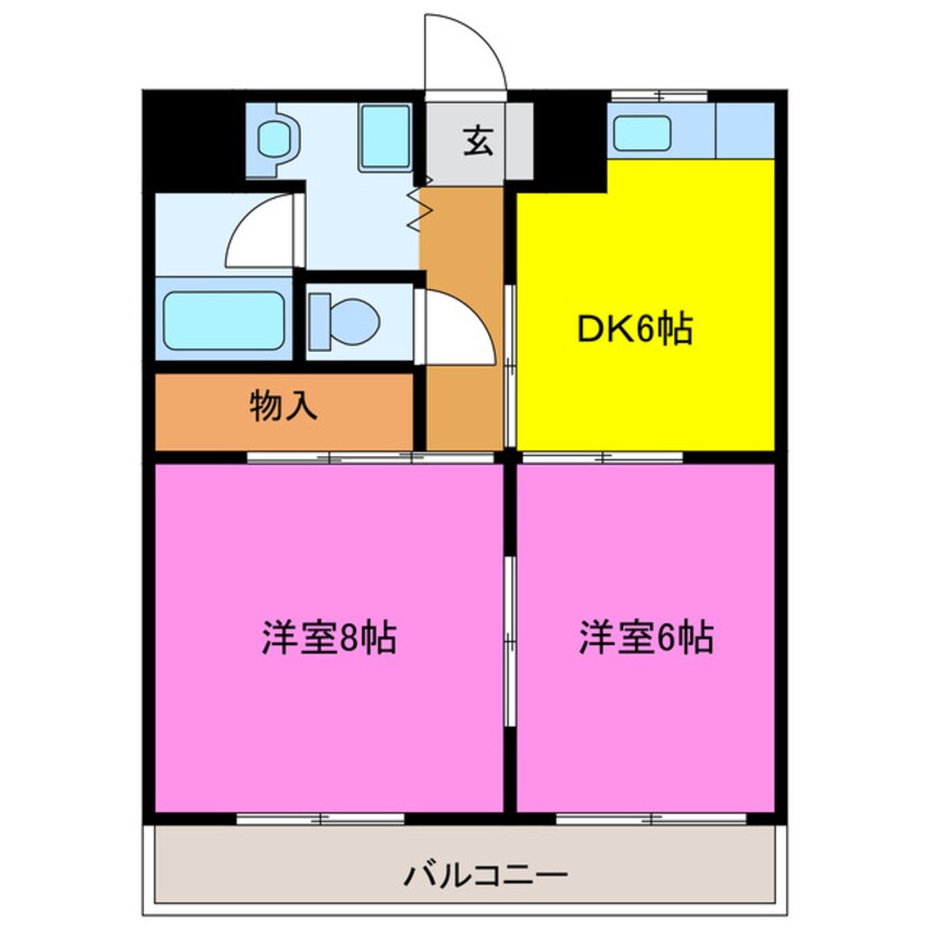 間取図 エステートミューズⅡ