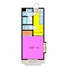 Ｐａｓｔｅｌ 1DKの間取り
