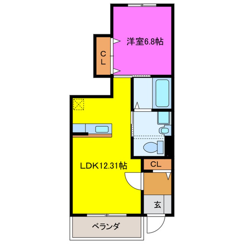 間取図 ユーシン中野