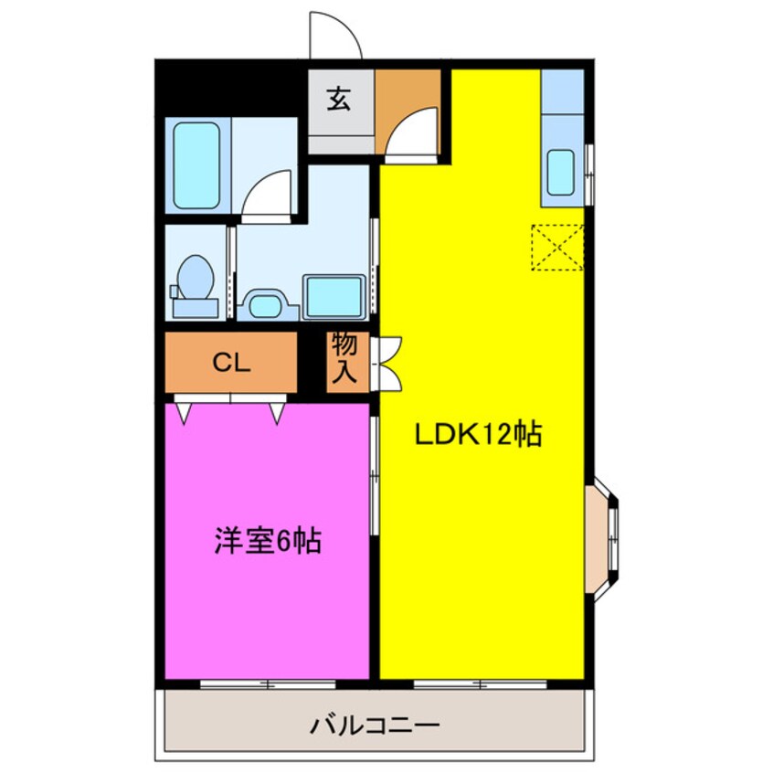 間取図 シャトレ弐番館